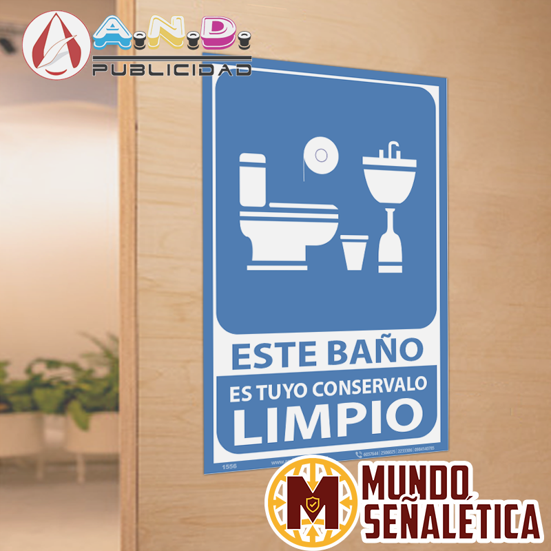 Milanuncios - cartel informativo baños